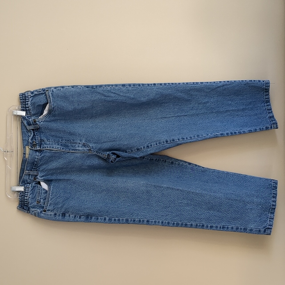 40M Scandia Woods Denim Blue Jeans Stretch Waist Casual 100% Cotton